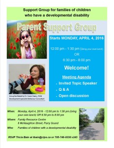 Family support group Flyer